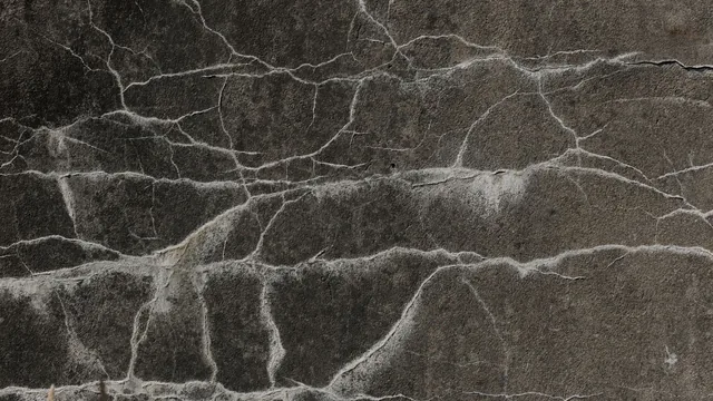 Crack in a concrete foundation in Baton Rouge, LA